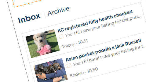 Inbox messages